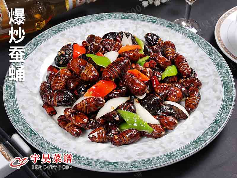 爆炒（chǎo）蠶（cán）蛹
